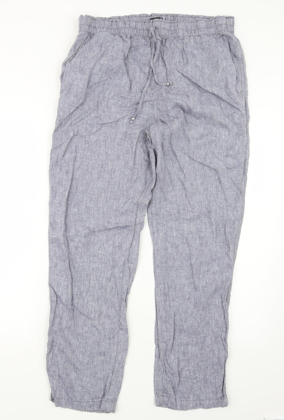 F&F Womens Blue   Trousers  Size 16 L29 in