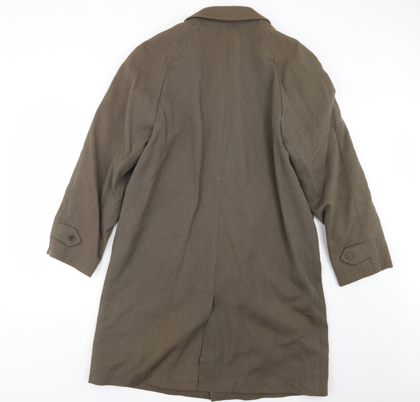 John Lewis Mens Brown   Pea Coat Coat Size M