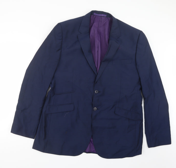 Marks and Spencer Mens Blue   Jacket Suit Jacket Size 42