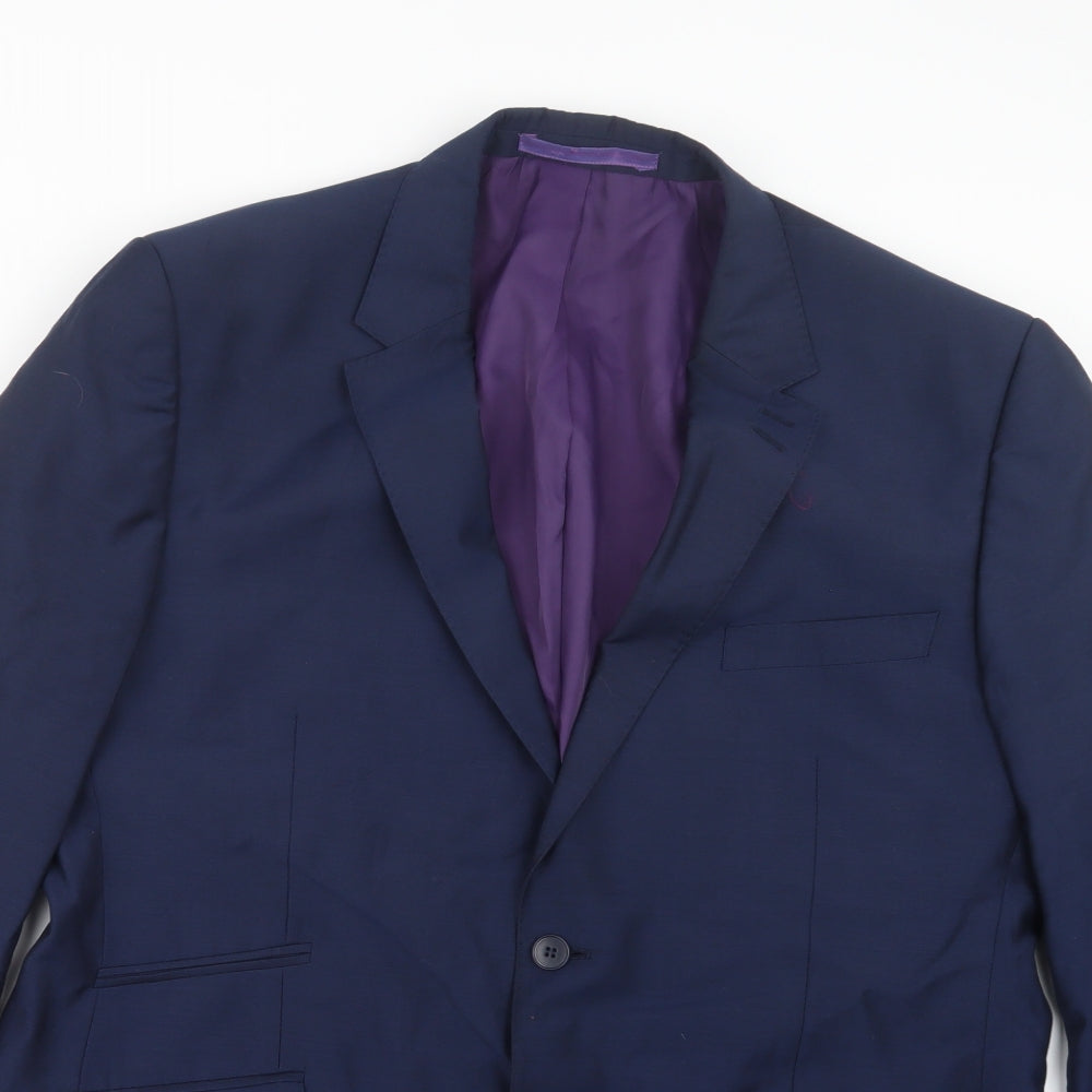 Marks and Spencer Mens Blue   Jacket Suit Jacket Size 42