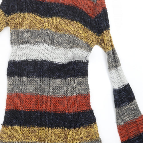 Pilot Womens Blue  Knit Pullover Jumper Size L