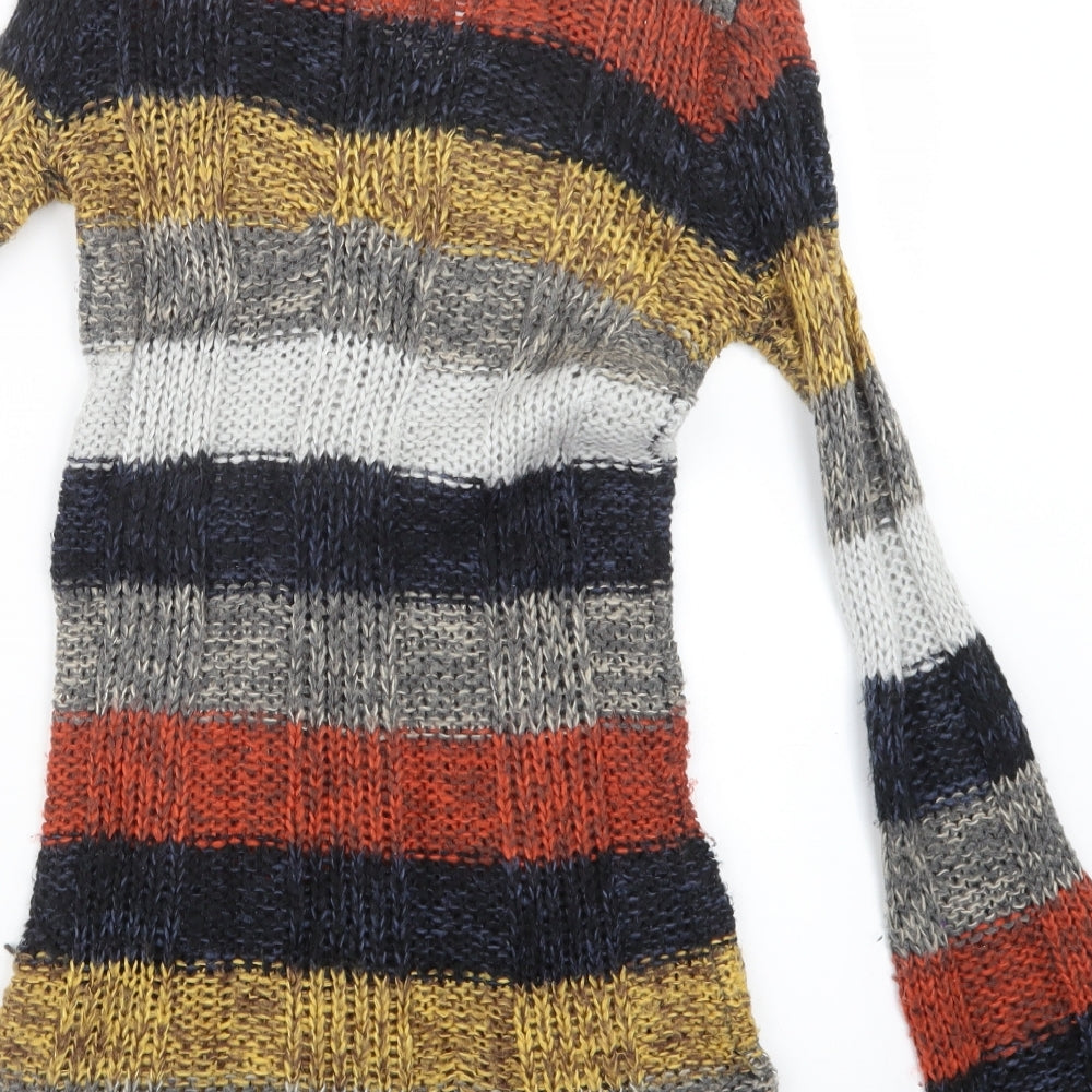 Pilot Womens Blue  Knit Pullover Jumper Size L