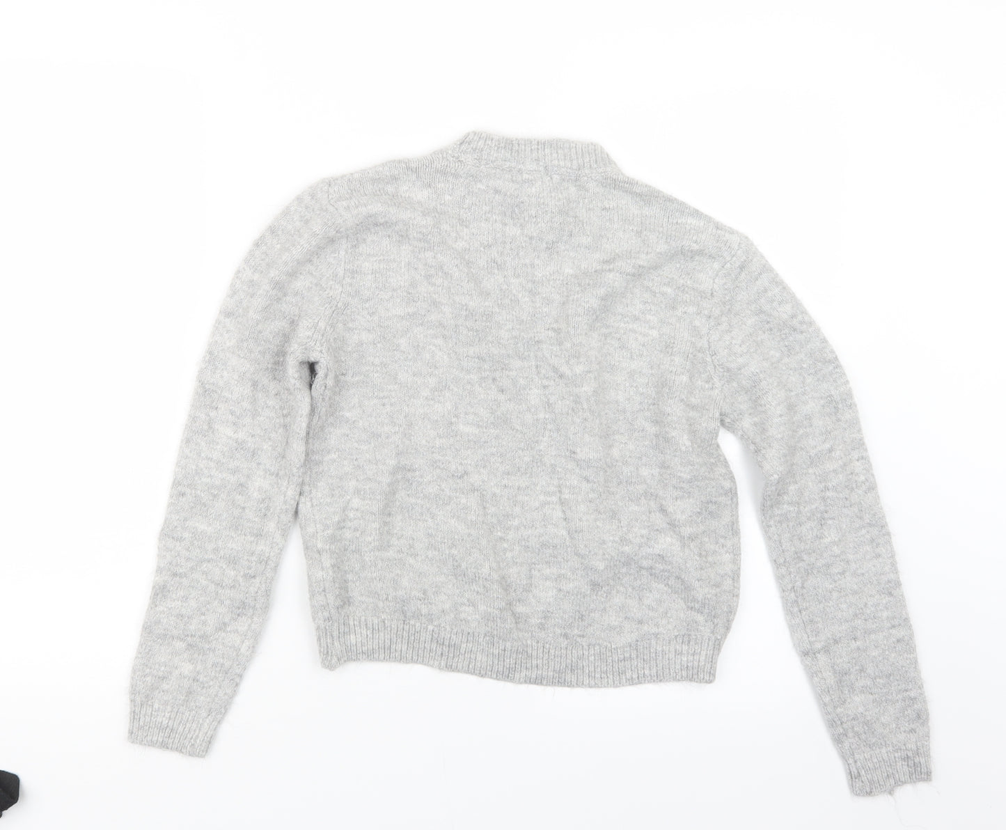 Primark Girls Grey  Knit Pullover Jumper Size 12-13 Years