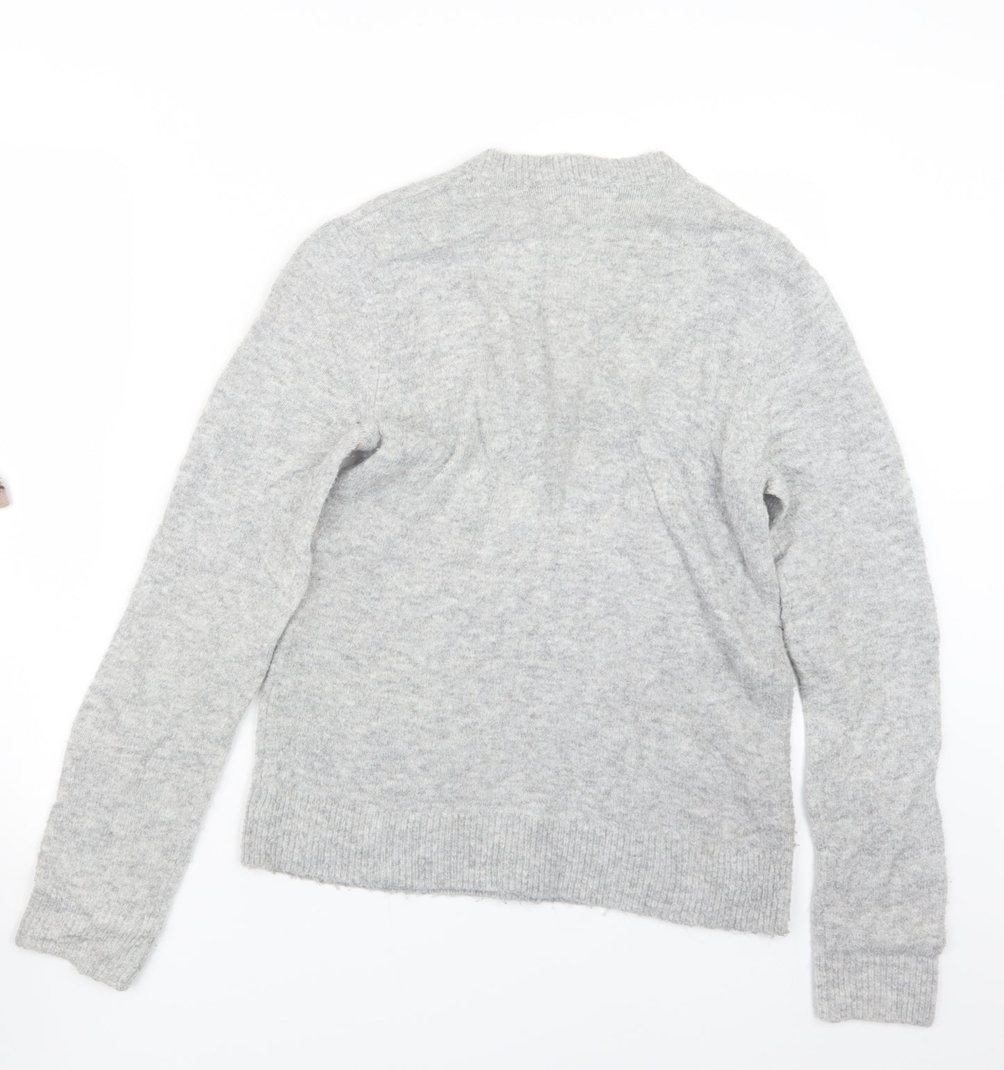 Warehouse Womens Grey  Knit Pullover Jumper Size 10