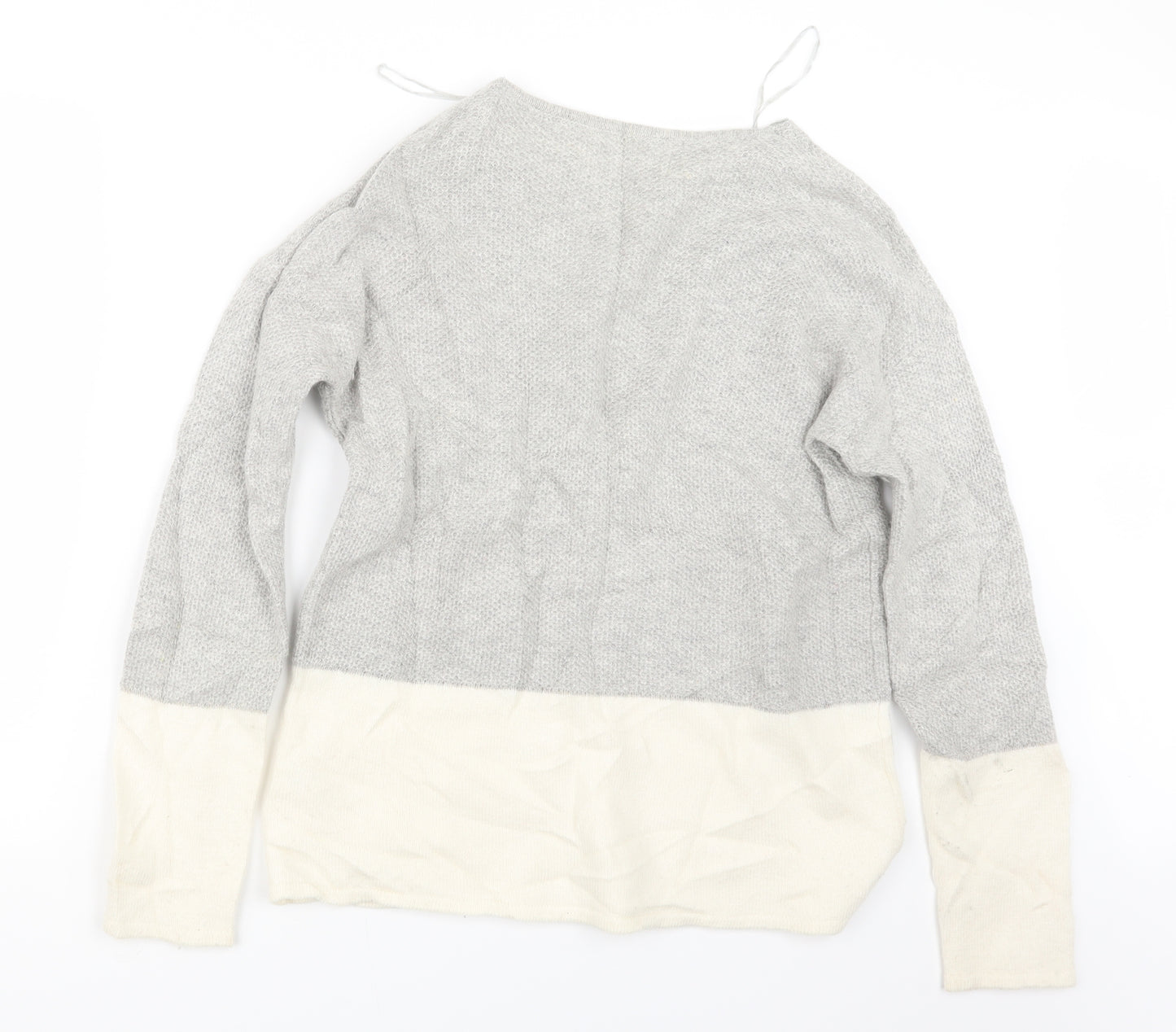 Fat Face Womens Grey  Knit Pullover Jumper Size 16