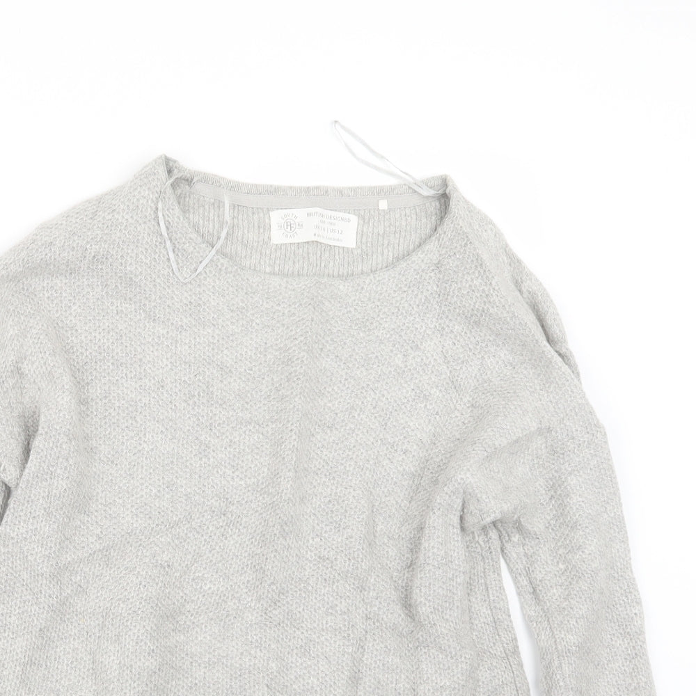 Fat Face Womens Grey  Knit Pullover Jumper Size 16