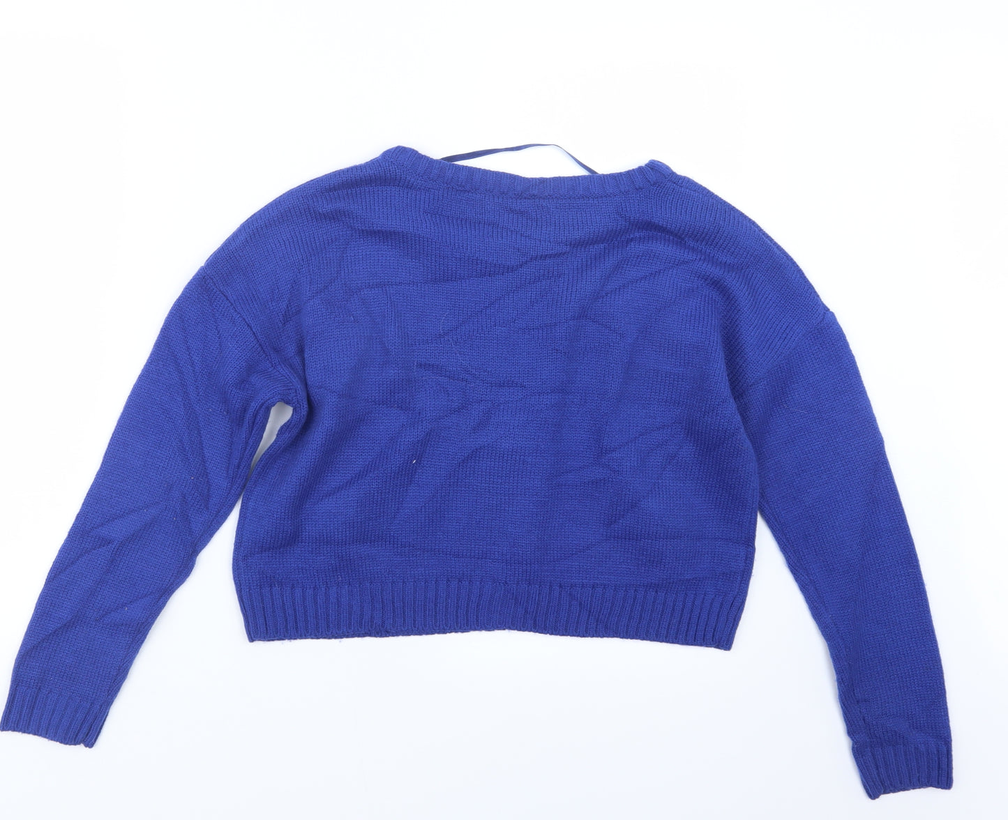 Atmosphere Womens Blue  Knit Pullover Jumper Size 10  - Christmas
