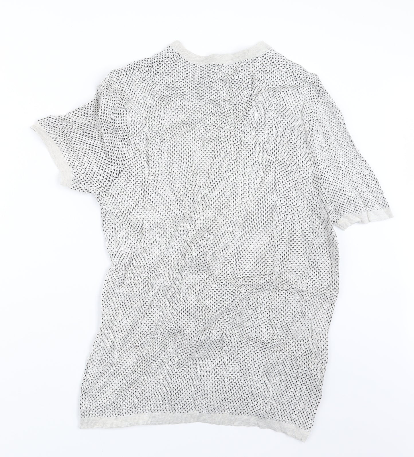 NEXT Mens White  Knit Pullover Jumper Size M