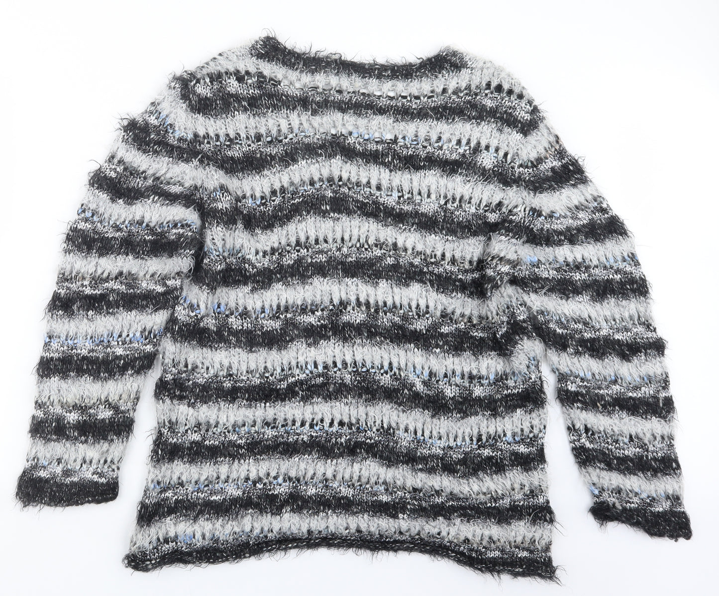 Per Una Womens Black  Knit Pullover Jumper Size XL