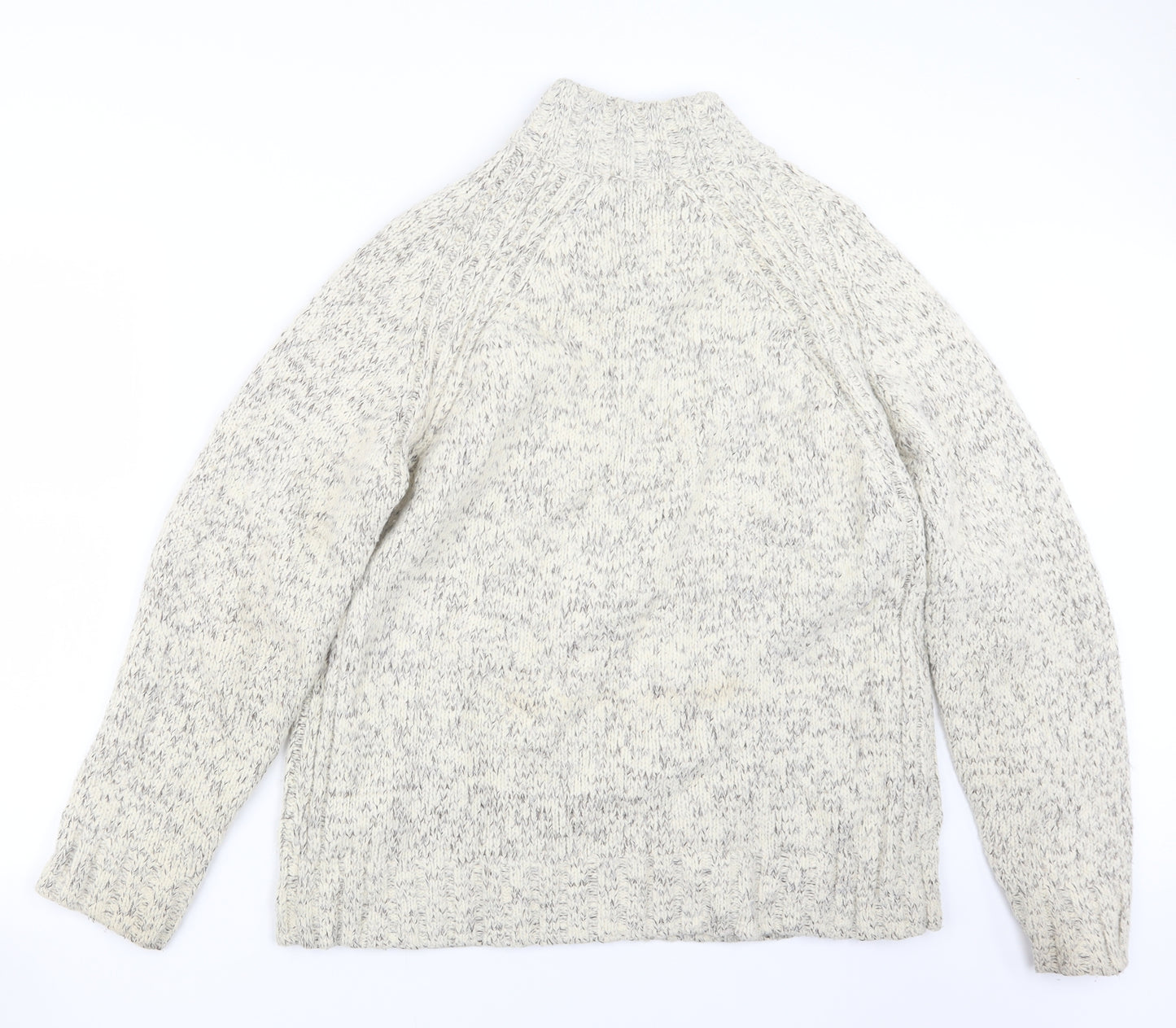 Blue Harbour Mens Grey  Knit Pullover Sweatshirt Size L