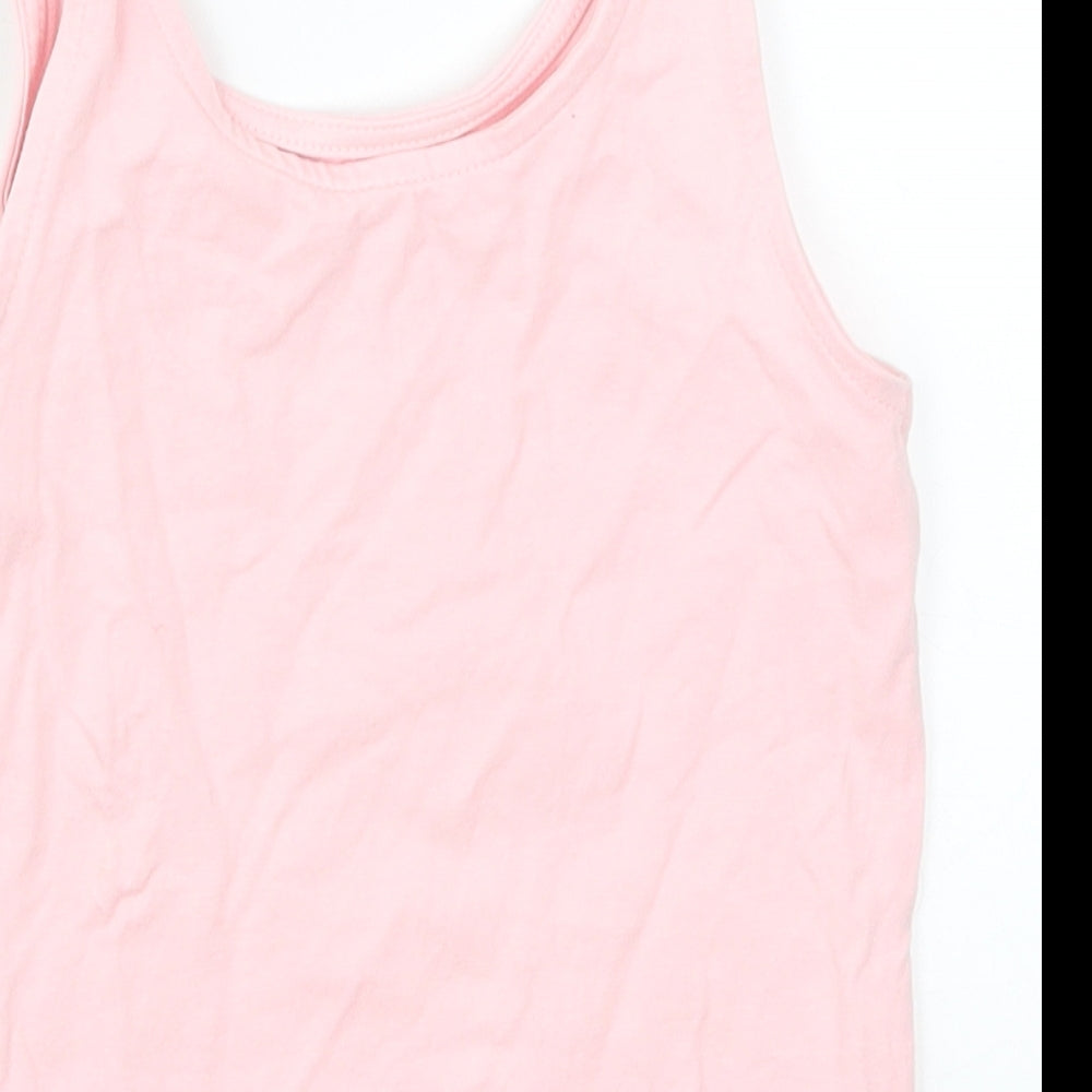 George Girls Pink   Basic Tank Size 8-9 Years