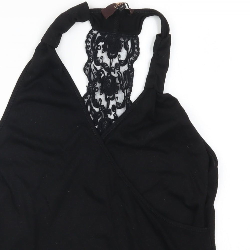 Isassy Womens Black   Basic Tank Size M