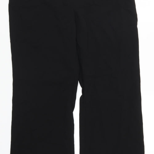 Preworn Womens Black   Trousers  Size 14 L30 in