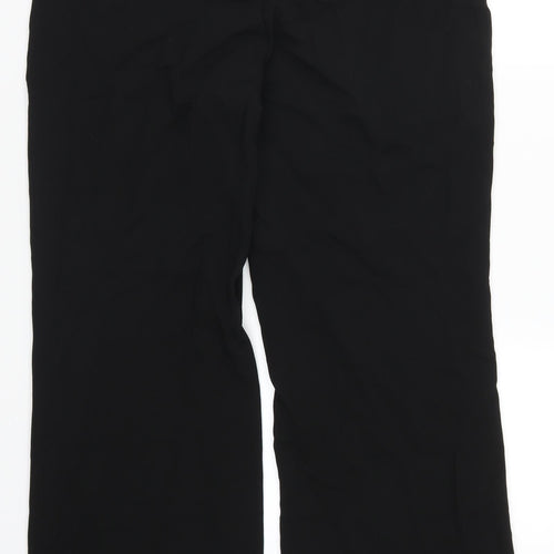 Preworn Womens Black   Trousers  Size 14 L30 in