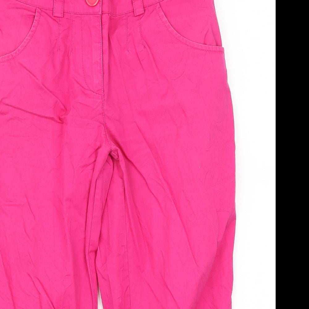 Dunnes Womens Pink   Cropped Trousers Size 10