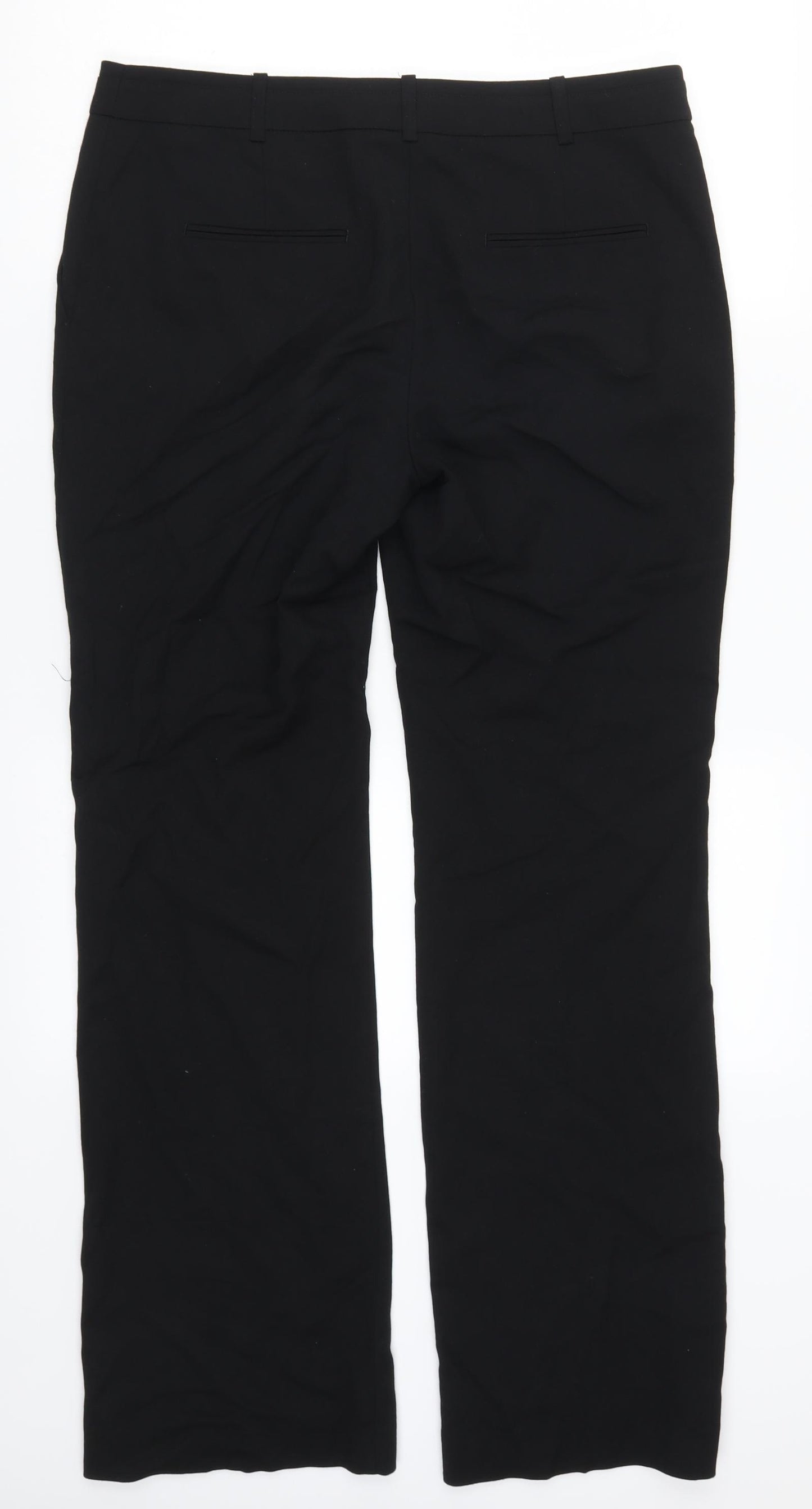 NEXT Womens Black   Trousers  Size 12 L31.5 in