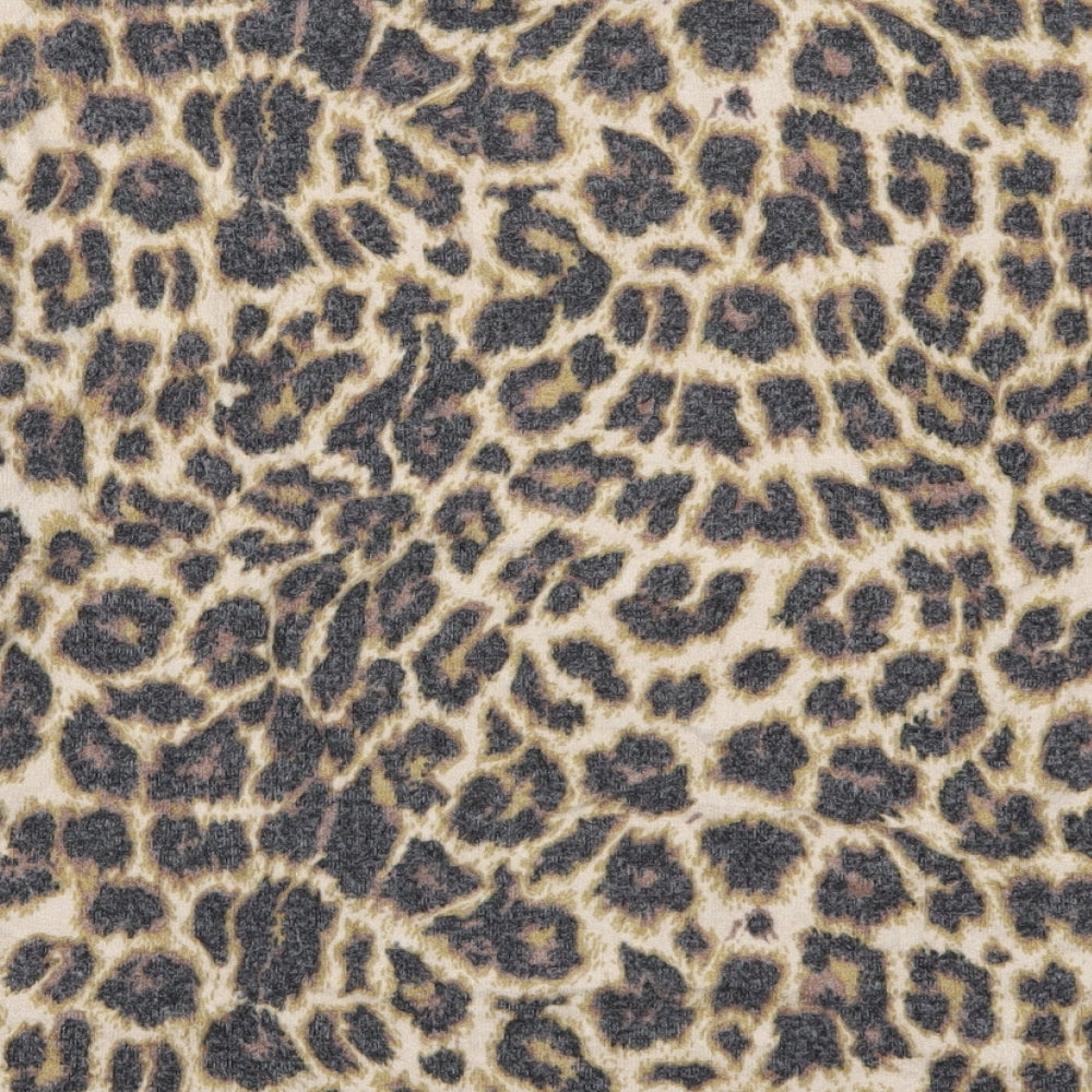 Zara Womens Brown Animal Print  Basic T-Shirt Size L