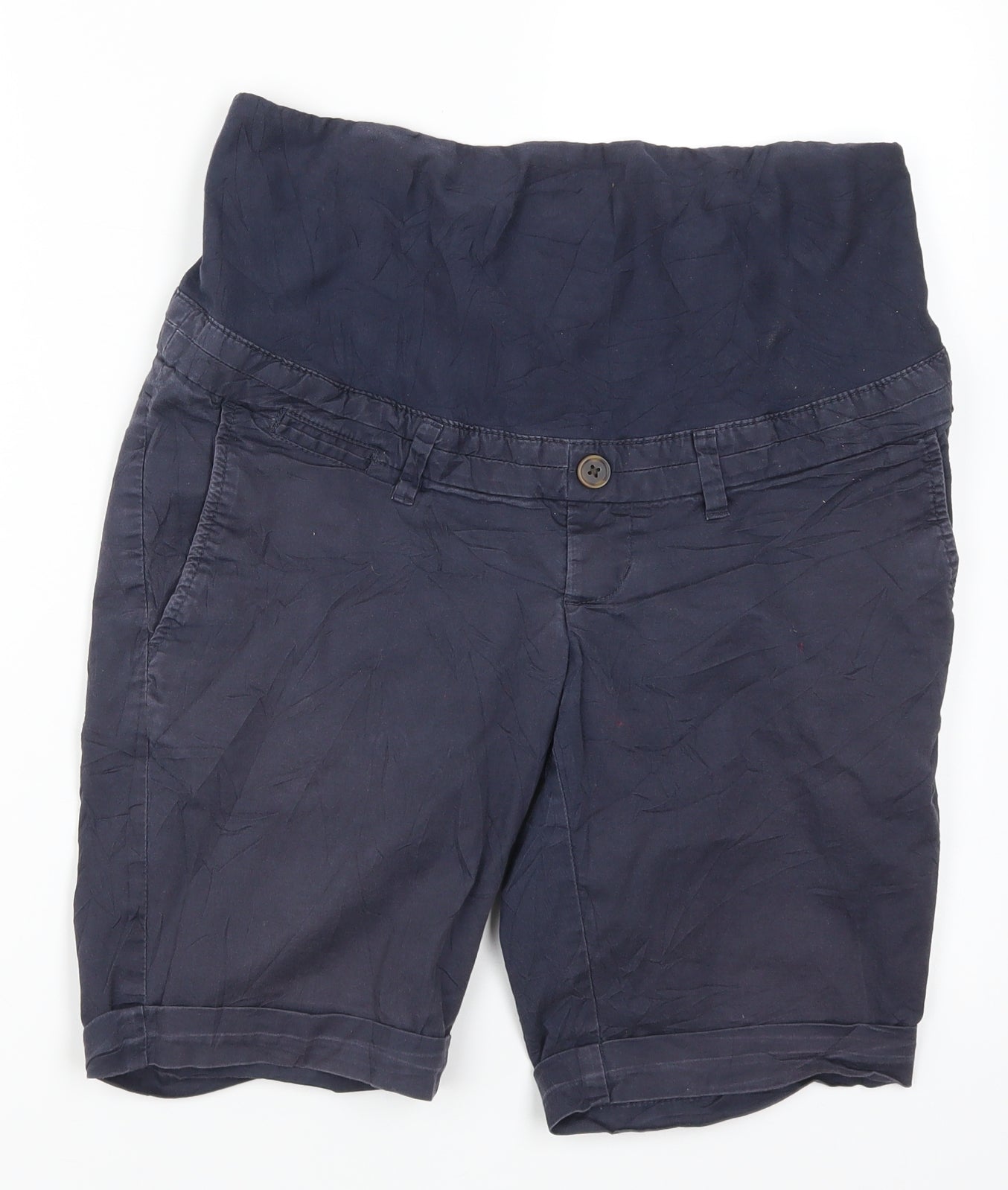 H&M Womens Blue   Chino Shorts Size 12