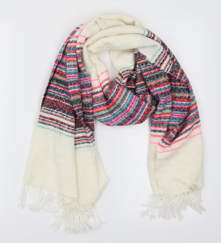 Preworn Womens Multicoloured Striped   Scarf