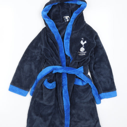 Tottenham Hotspur F.C. Boys Blue Solid   Robe Size 5-6 Years