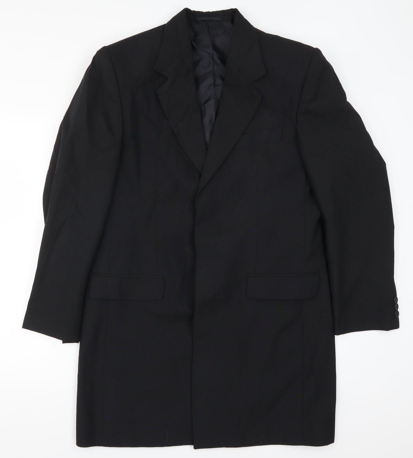 Kit Mens Black   Jacket Suit Jacket Size 38