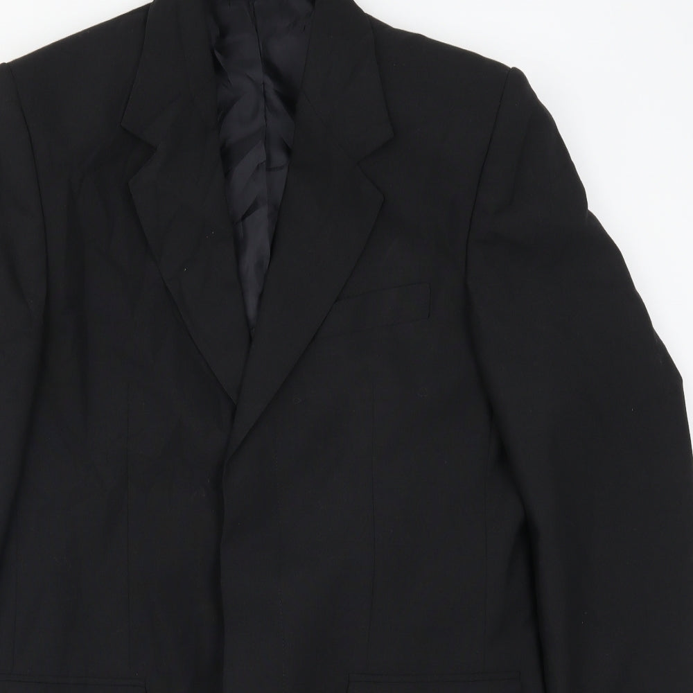 Kit Mens Black   Jacket Suit Jacket Size 38