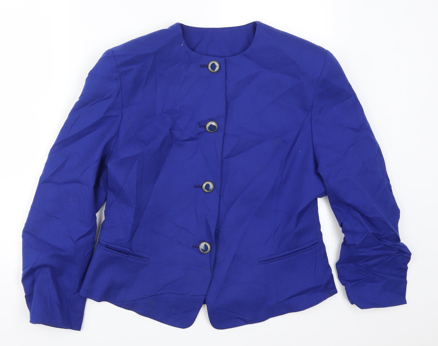 St Michael Womens Blue   Jacket  Size 14