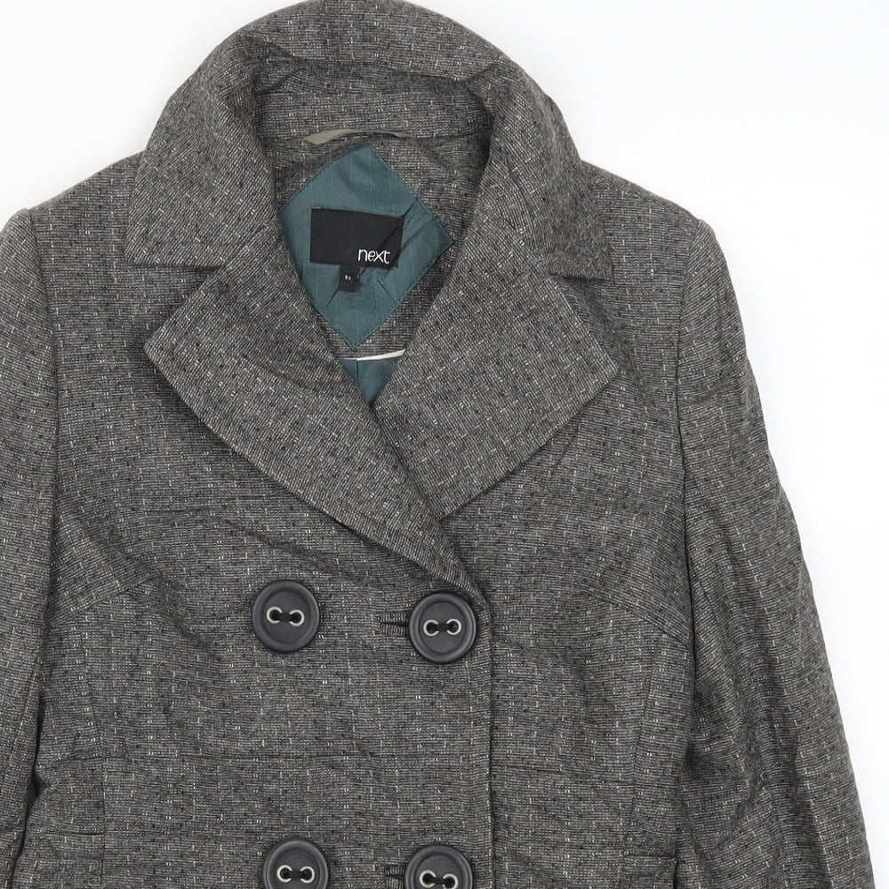NEXT Womens Grey   Jacket Coat Size 8