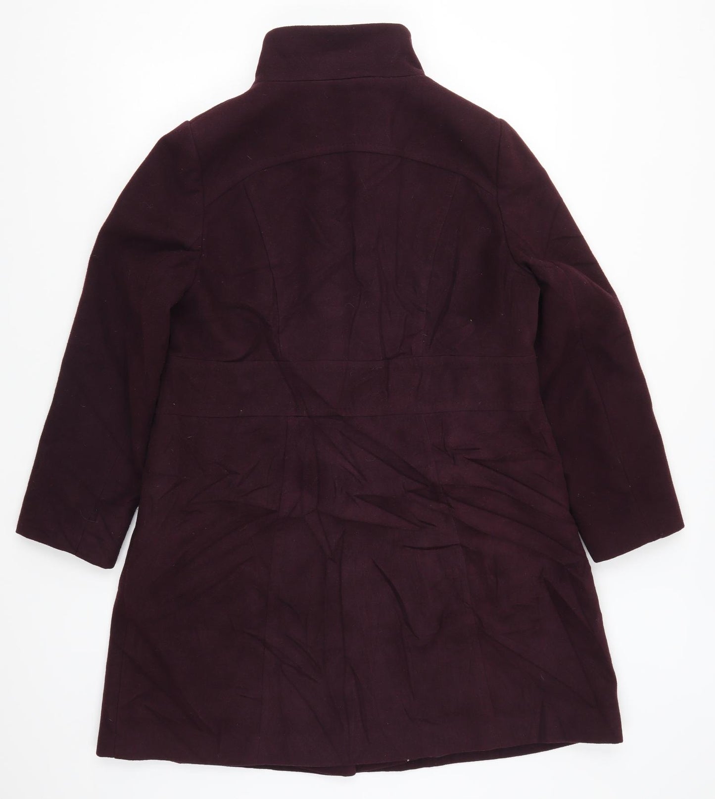 Wallis Womens Purple   Pea Coat Coat Size 16