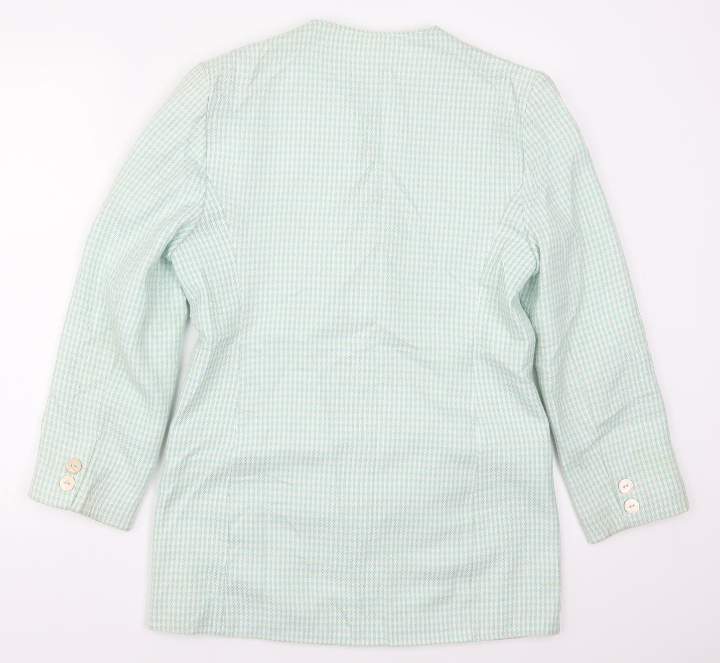 Klass Womens Green Geometric  Jacket  Size 10