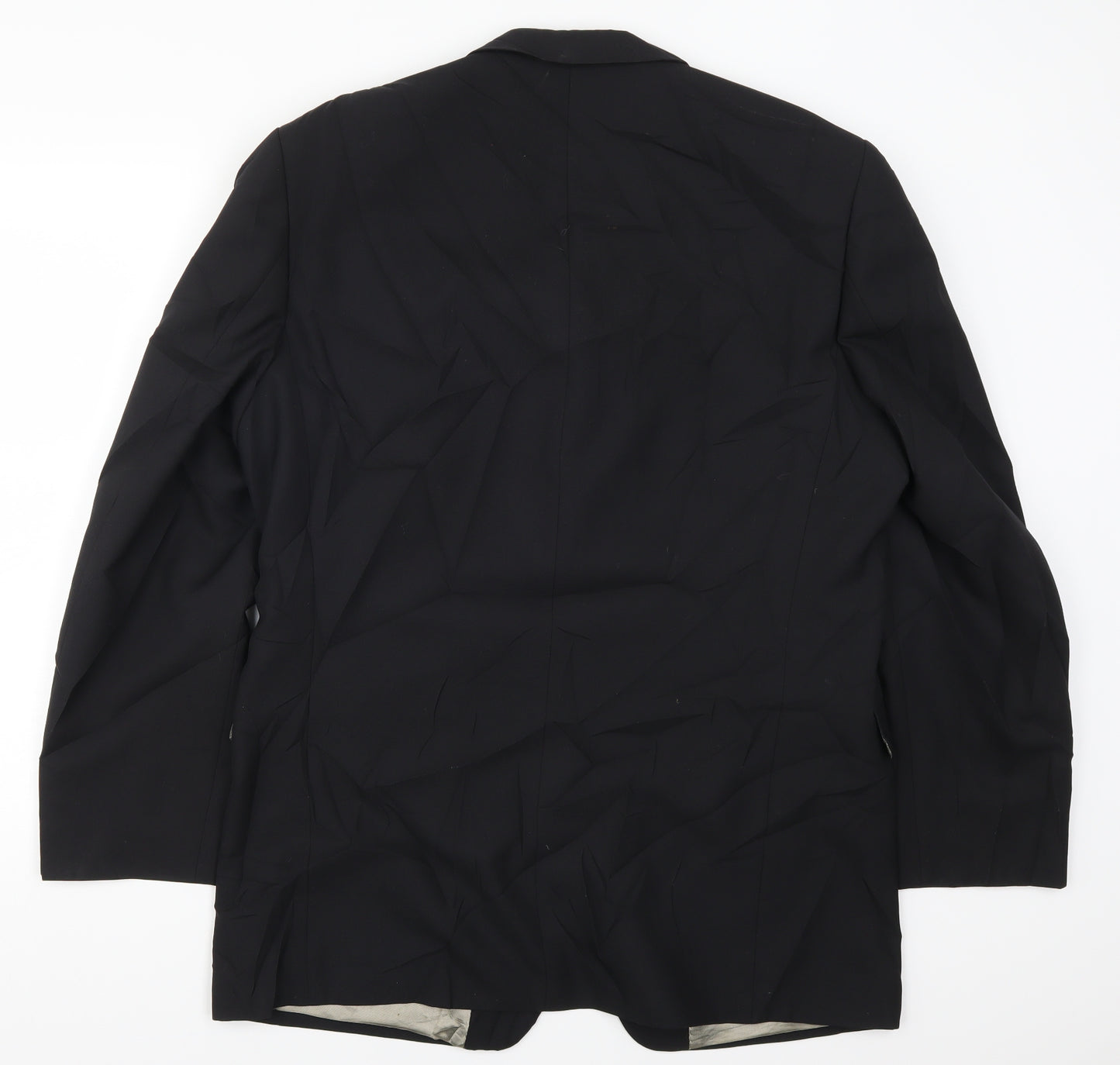 Lino Vierra Mens Black   Jacket Suit Jacket Size 42