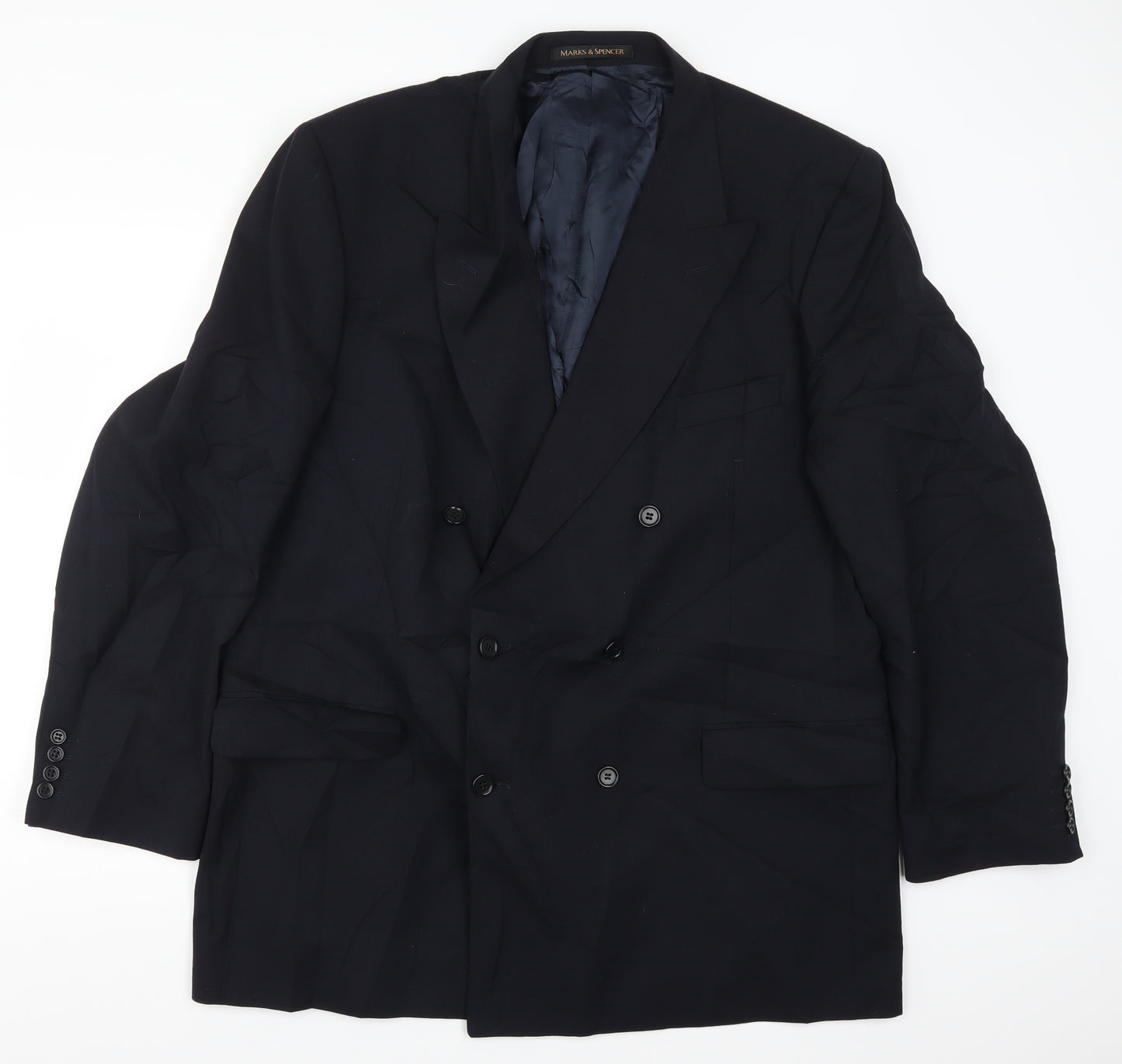 Marks and Spencer Mens Blue   Jacket Suit Jacket Size 46
