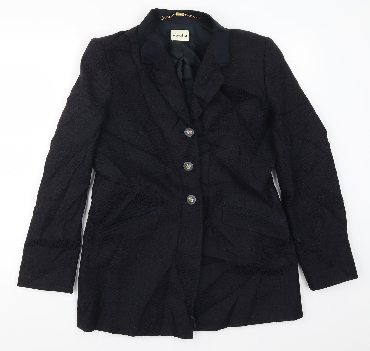 Viyella Womens Blue   Jacket Suit Jacket Size 10