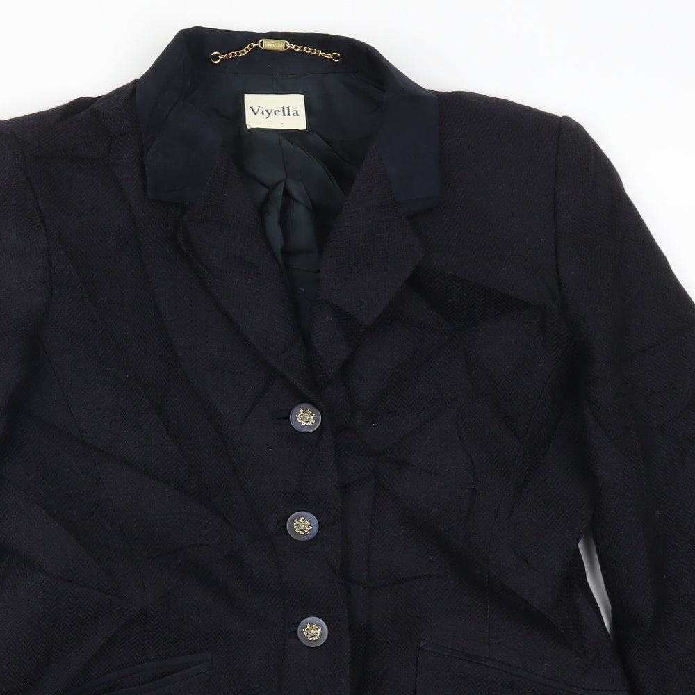 Viyella Womens Blue   Jacket Suit Jacket Size 10