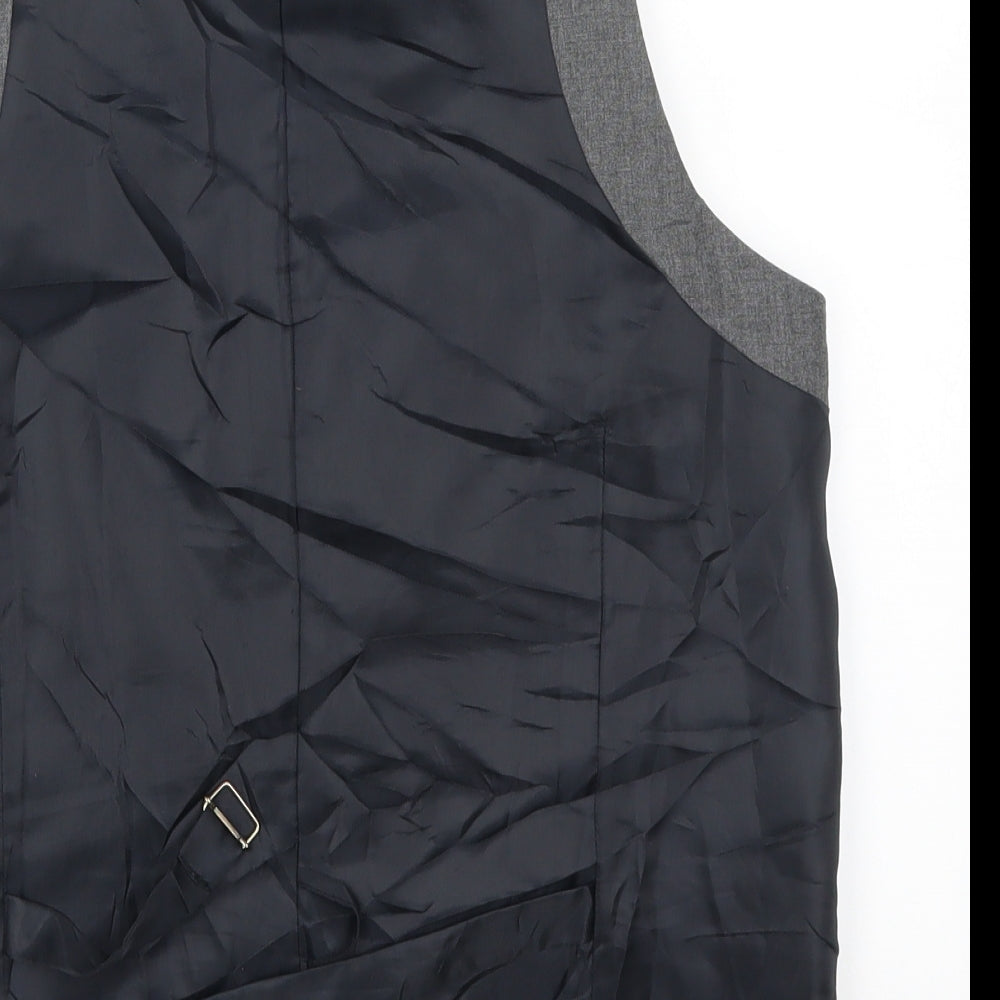 Topman Mens Grey   Jacket Waistcoat Size L