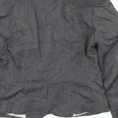 H&M Womens Grey   Jacket Suit Jacket Size 8