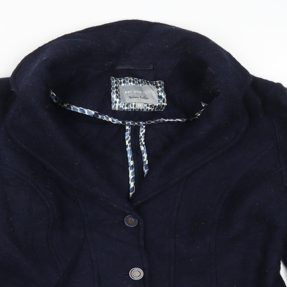 Per Una Womens Blue   Jacket  Size 12