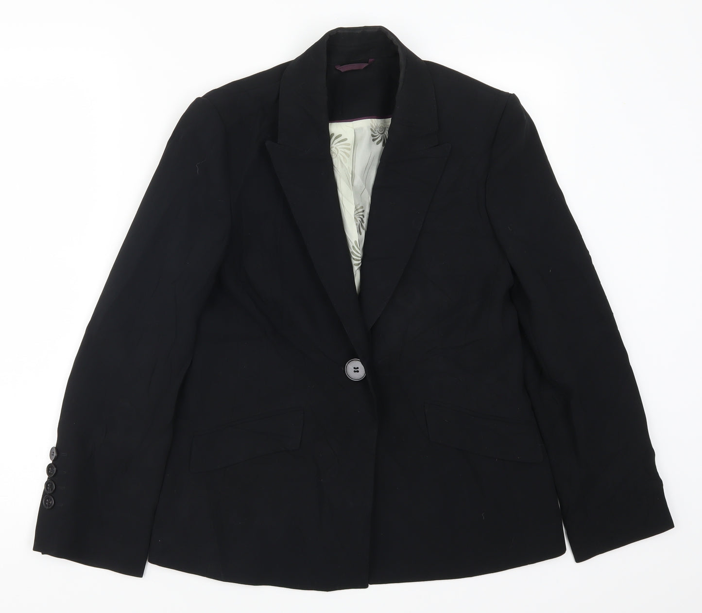 Principles Womens Black   Jacket Suit Jacket Size 12