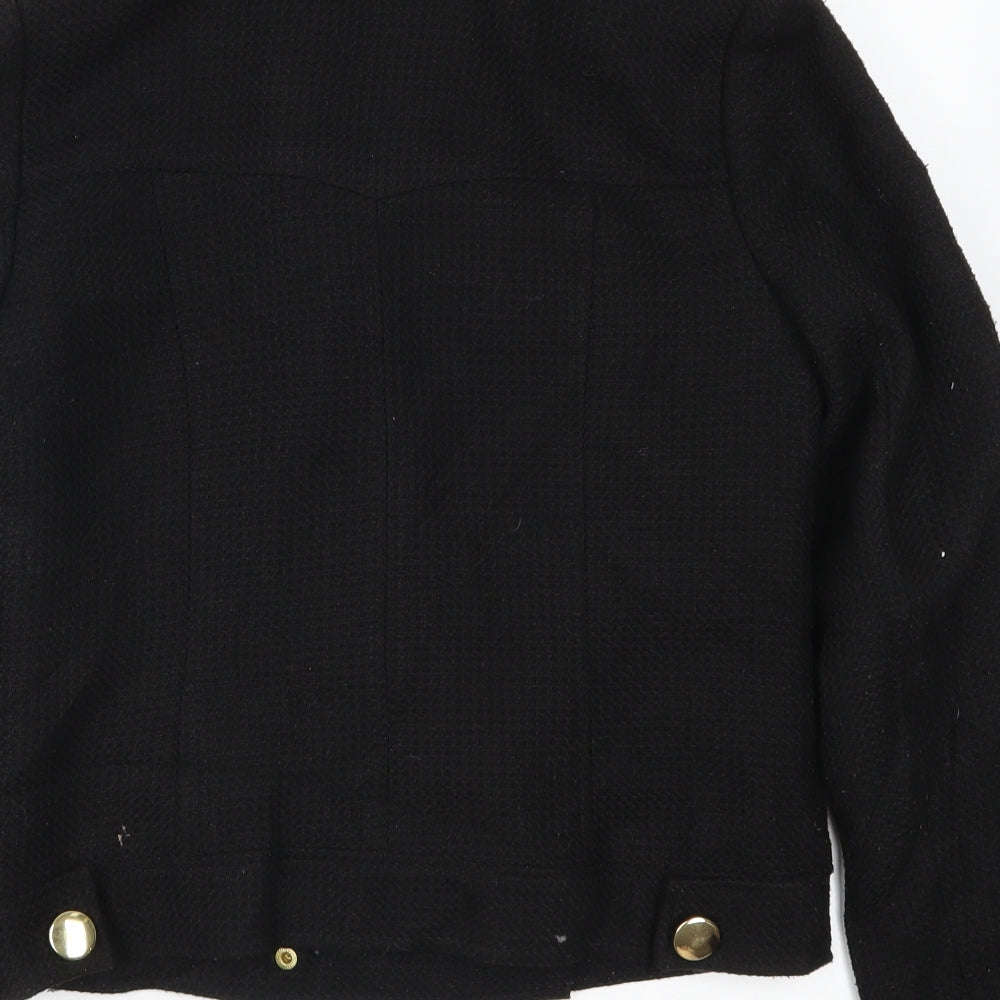 New Look Womens Black   Jacket Coat Size 8