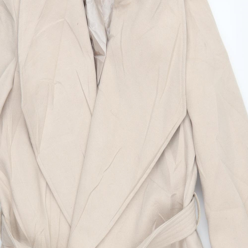 New Look Womens Pink   Overcoat Blazer Size 10