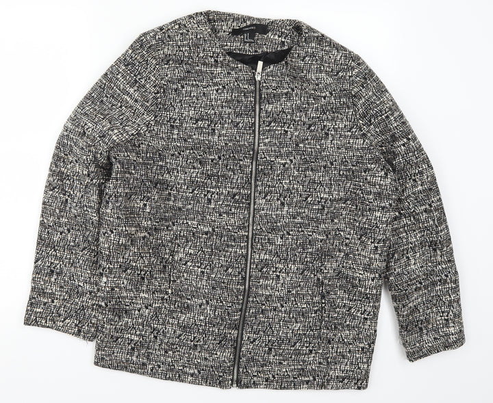FOREVER 21 Womens Grey Jacket Size M