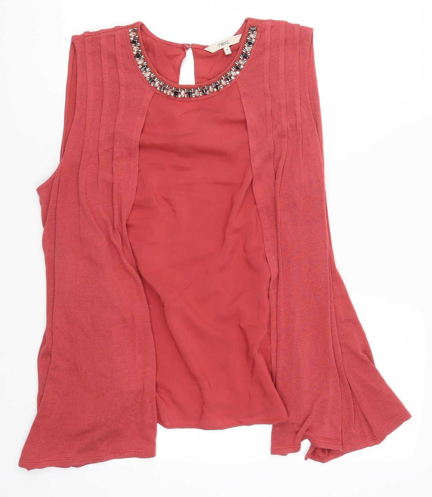 NEXT Womens Pink   Basic Tank Size 14
