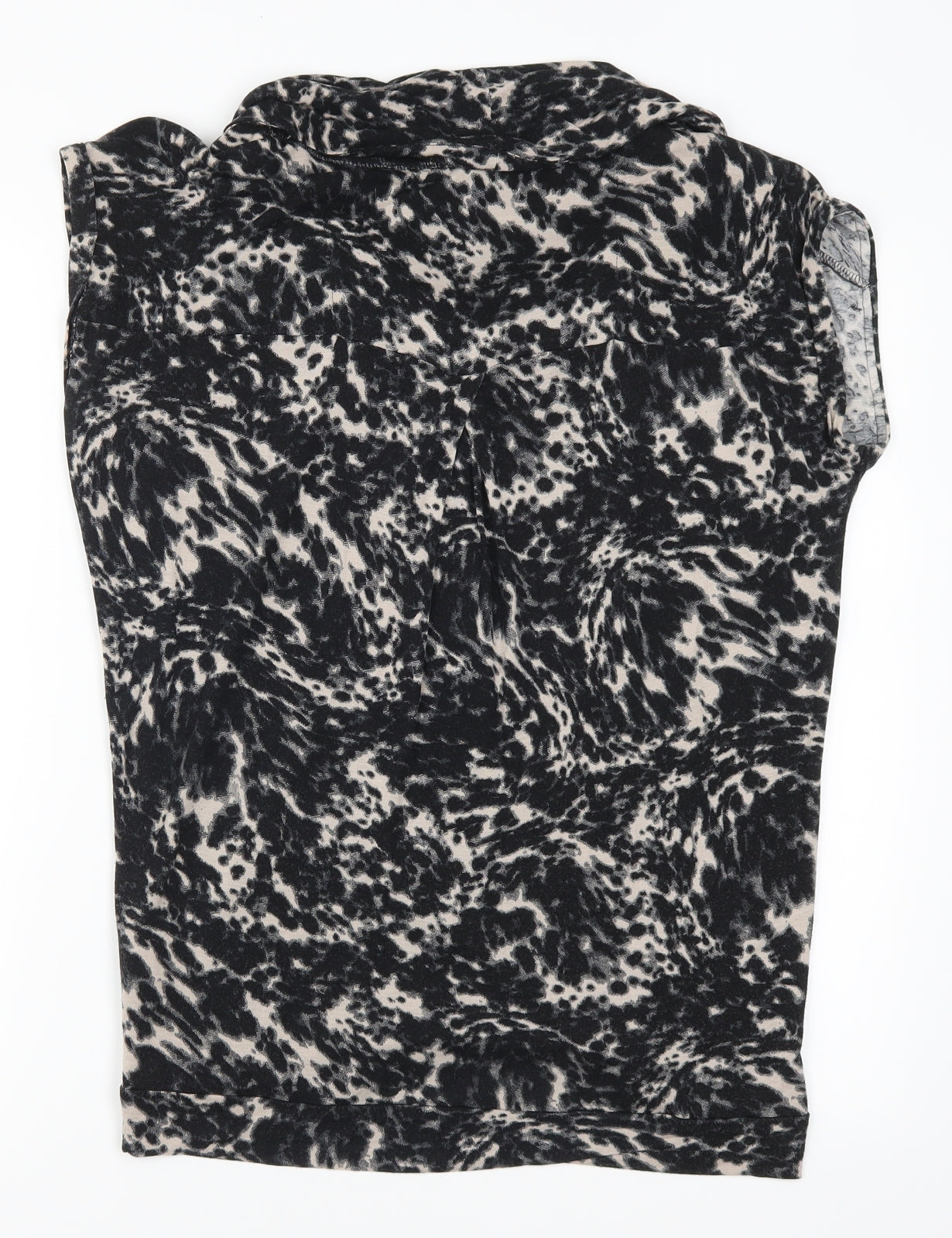 NEXT Womens Grey Animal Print  Basic T-Shirt Size 14