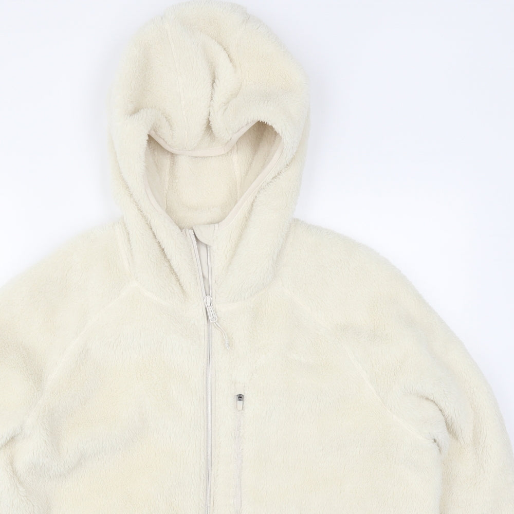Marks and Spencer Womens Ivory  Fleece Jacket  Size 16