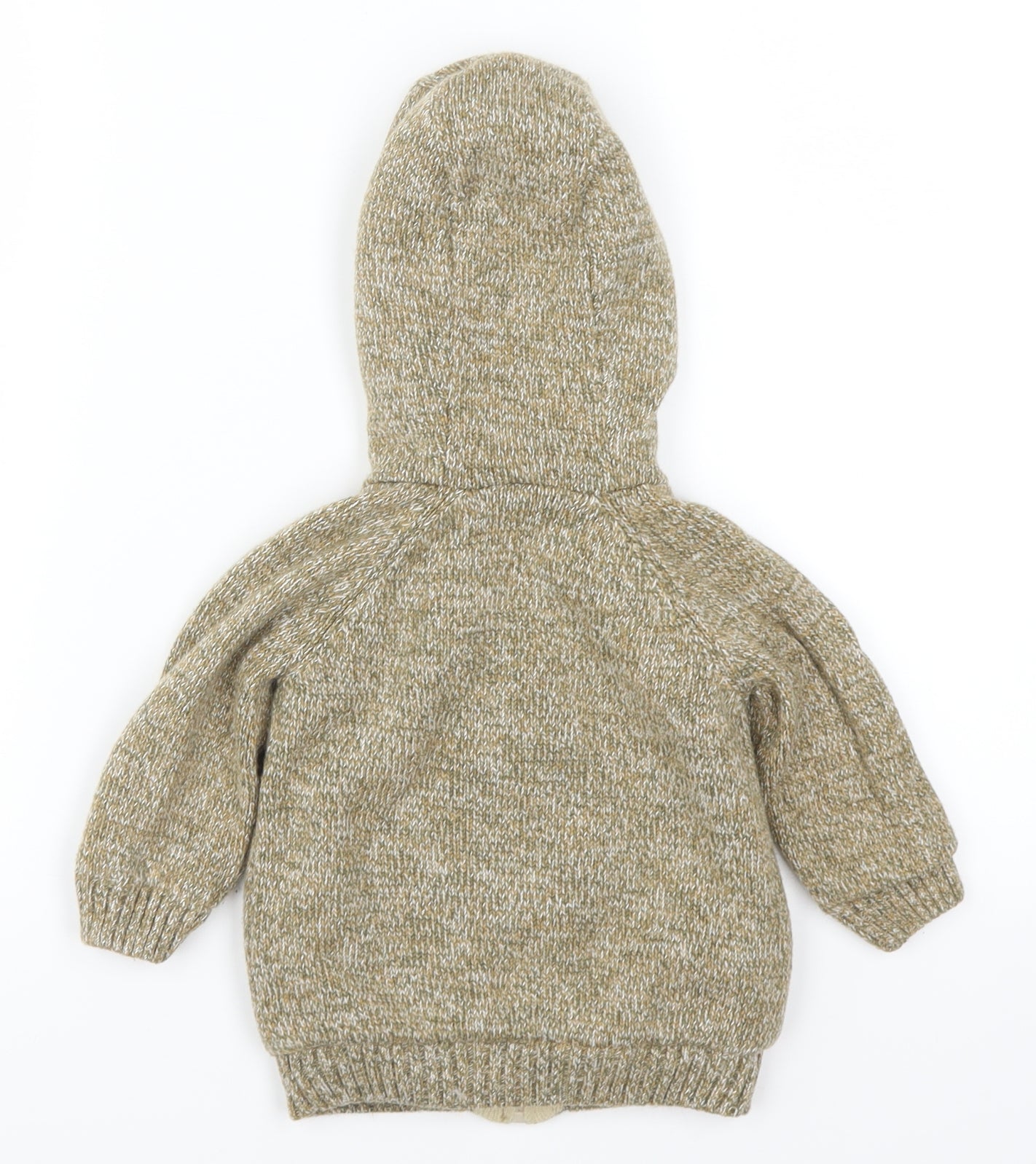 Nutmeg Boys Brown   Full Zip Jumper Size 12-18 Months  - Bear