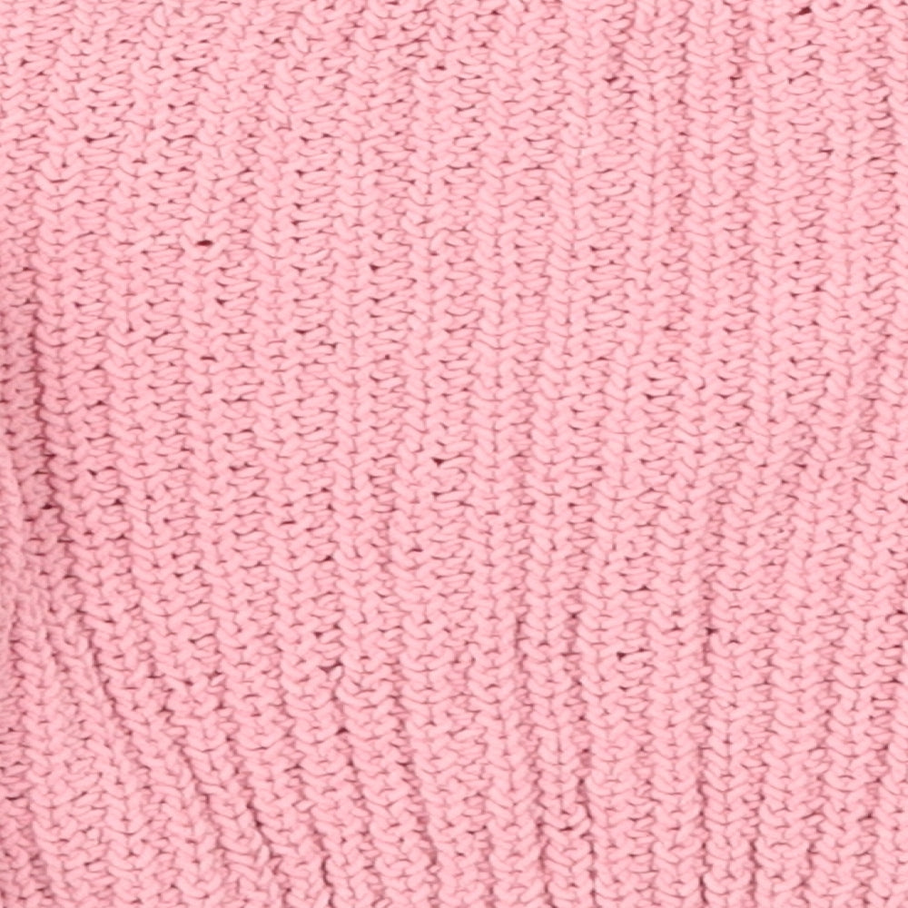 H&M Girls Pink  Knit Pullover Jumper Size 2-3 Years
