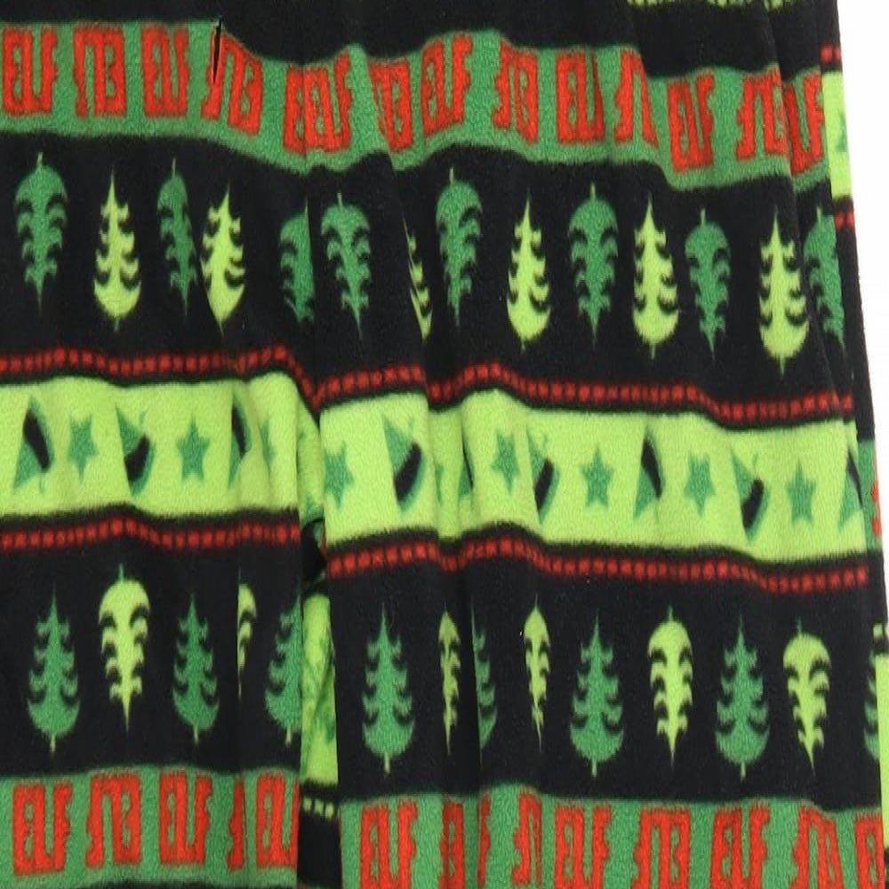F&F Mens Green Geometric  Trousers  Size L L28 in - Elf Christmas Loungewear