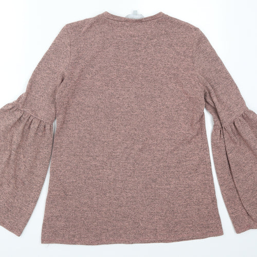 Red Herring Womens Pink   Basic T-Shirt Size 12