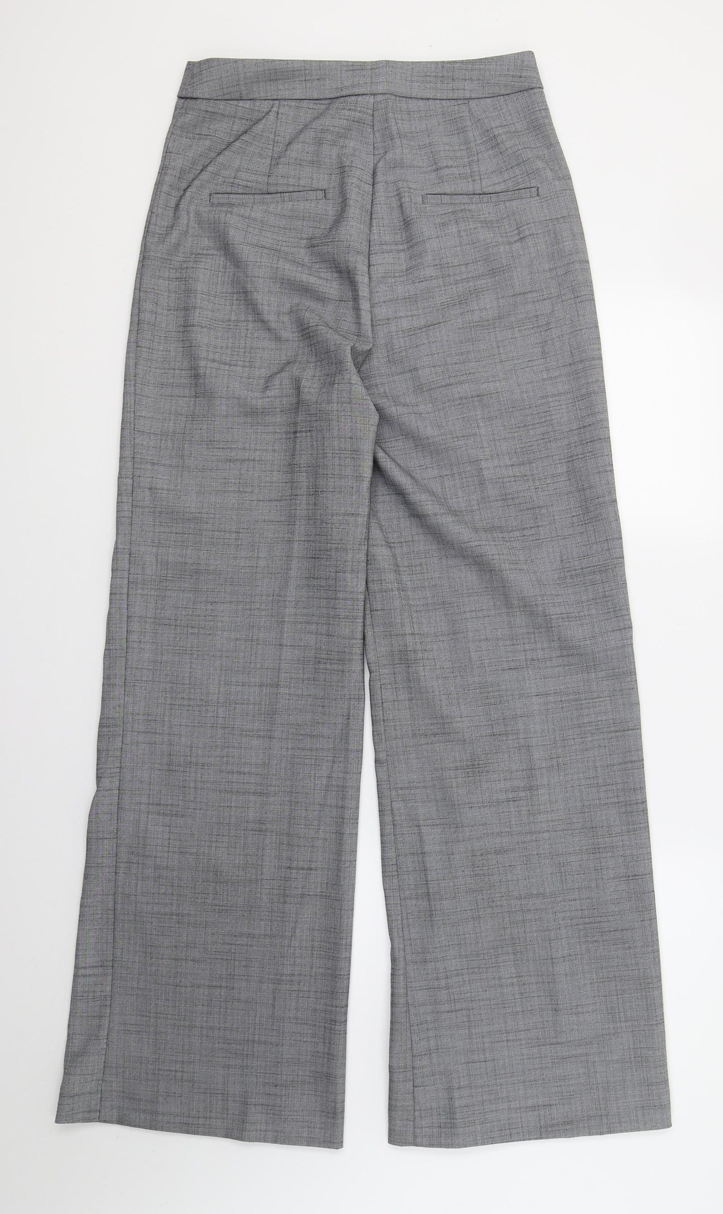 H&M Womens Grey   Trousers  Size 10 L31 in