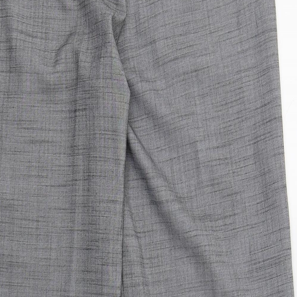 H&M Womens Grey   Trousers  Size 10 L31 in